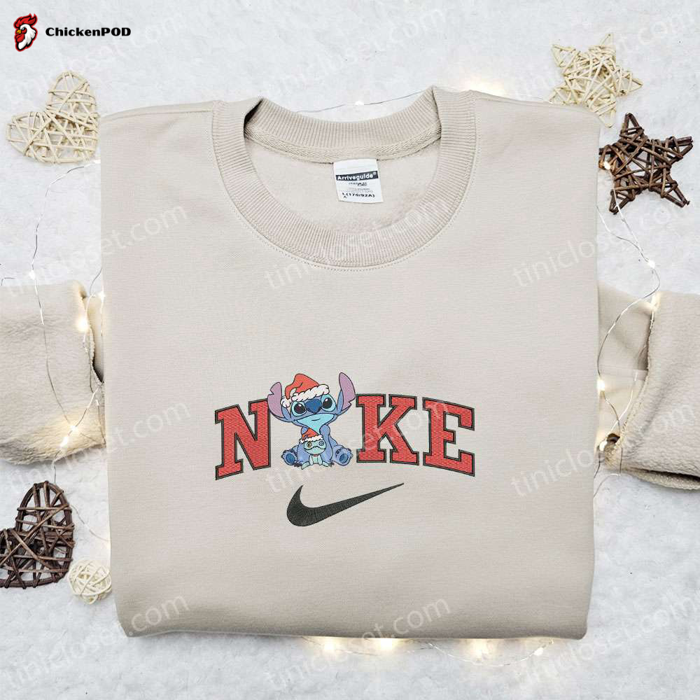 Nike Christmas x Stitch Hat & Scrump Sweatshirt Movie Embroidered Shirt – Best Xmas Gift Ideas