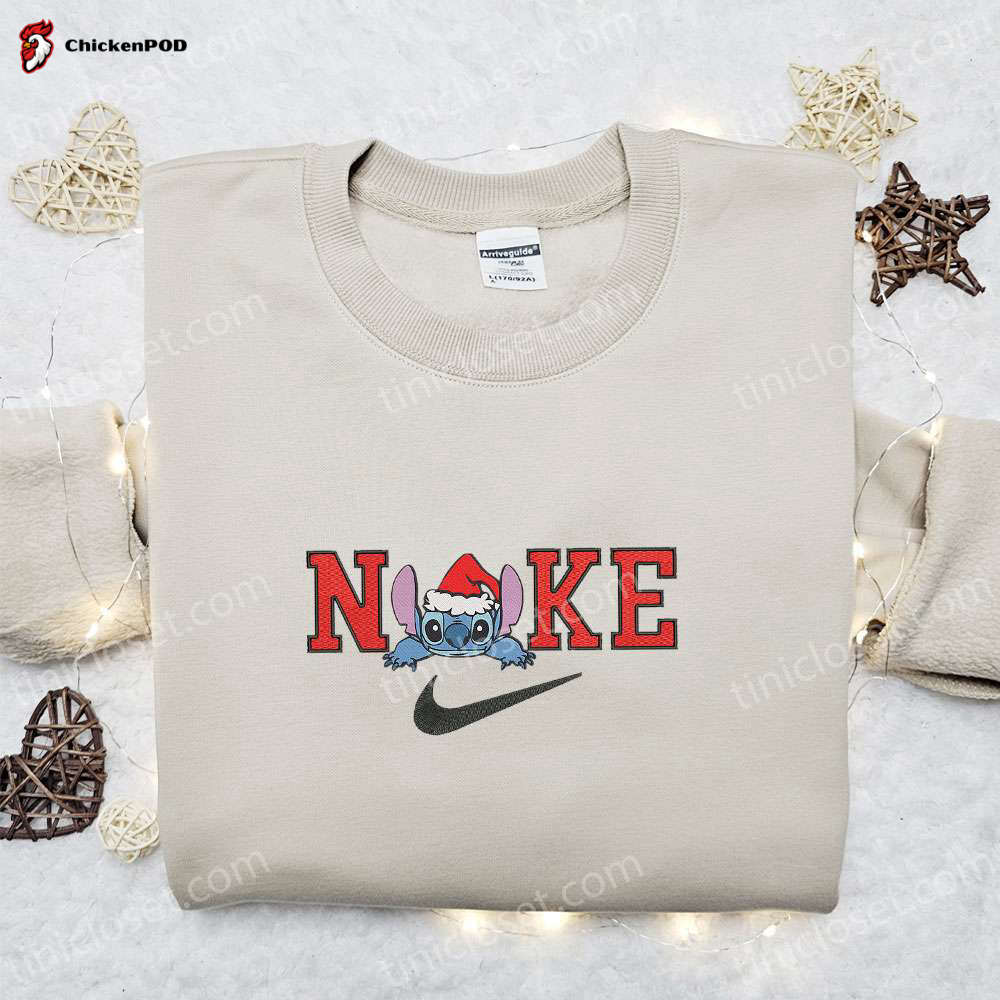 Nike Christmas x Baby Jack and Sally Embroidered Sweatshirt: Movie-Inspired Christmas Shirt Best Gift Idea