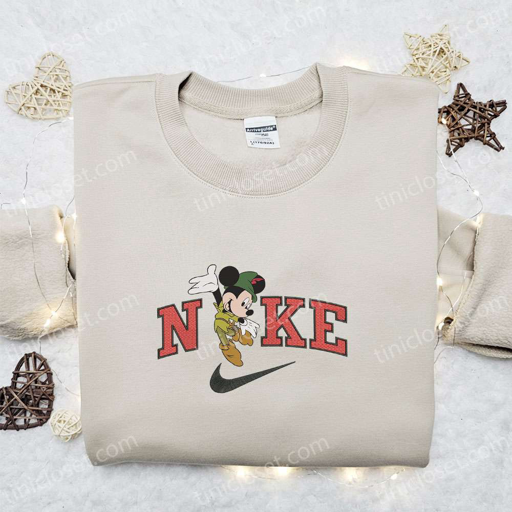 Nike Halloween x Mickey Mouse Pirate Embroidered Sweatshirt: Horror Movie Shirt Best Halloween Gift Ideas