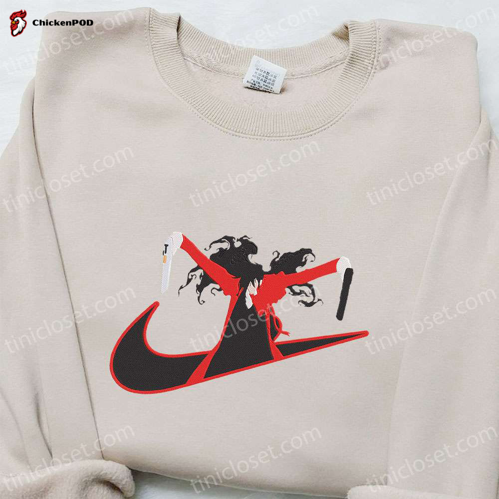 Nike x Alucard Anime Embroidered Sweatshirt: Hellsing Hoodie Perfect Family Birthday Gift