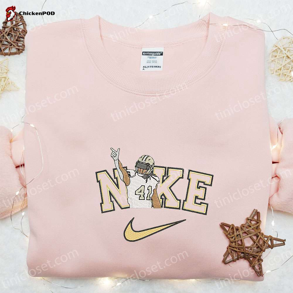 Nike x Alvin Kamara Embroidered Shirt: Celebrity NFL Sports Tee