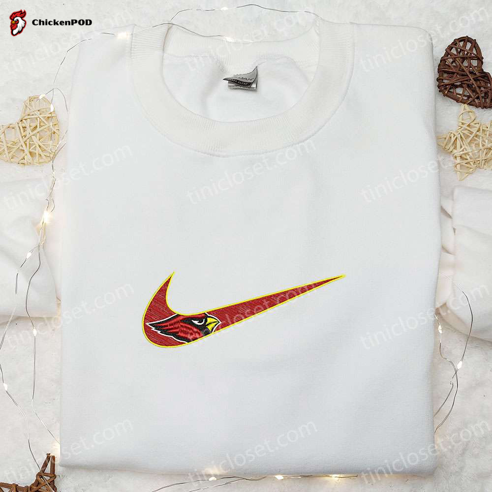 Nike x Arizona Cardinal Embroidered Shirt: NFL Sports Inspired Apparel