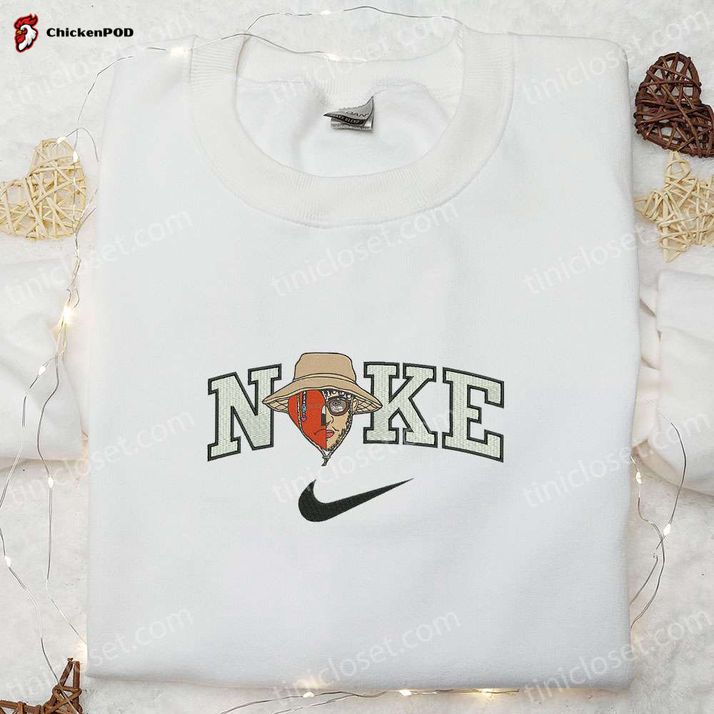 Stylish Nike x Devil Stitch Embroidered Sweatshirt Disney Halloween Hoodie & Adorable Shirt