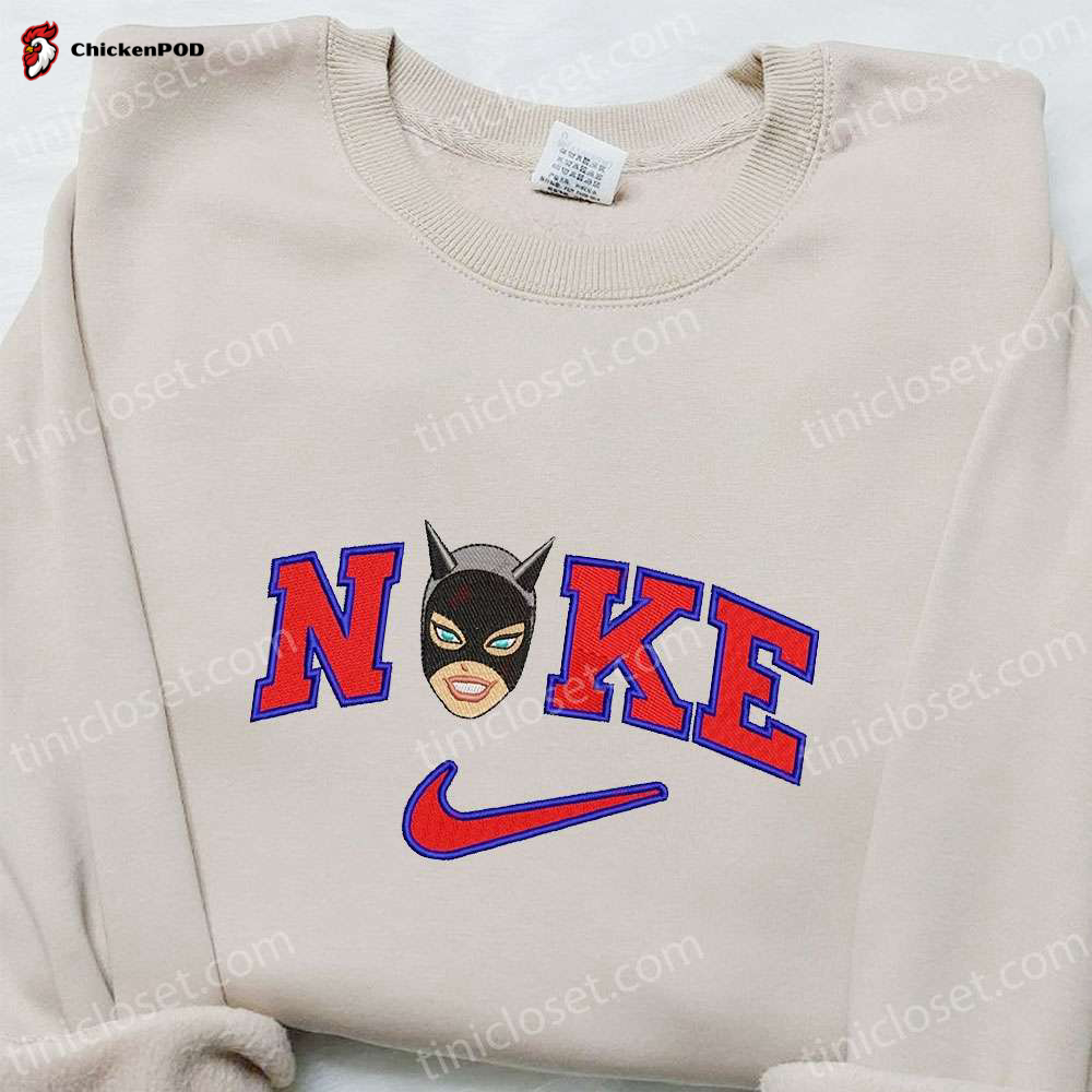 Nike x Batman Cat Embroidered Sweatshirt Marvel Cinematic Universe Shirt – Best Family Gift Ideas