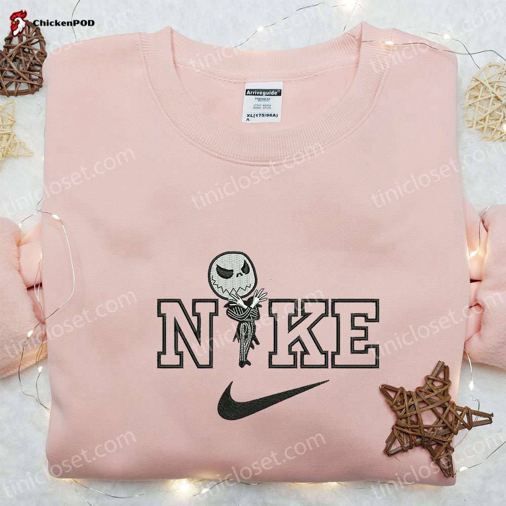 Nike x Girl Statue Embroidered Sweatshirt & Custom Shirt Nike Inspired T-shirt