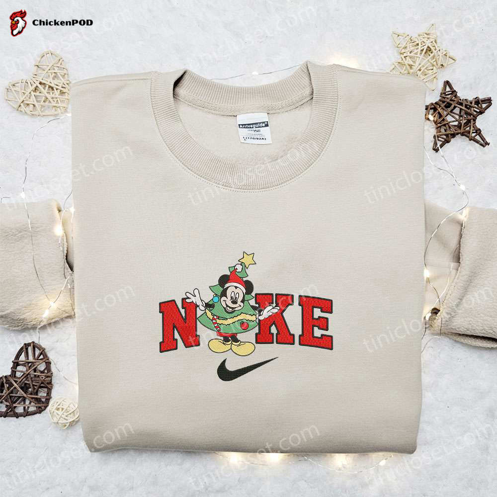 Goofy Reindeer Xmas Embroidered Sweatshirt Disney Characters Shirt Best Christmas Gift Ideas