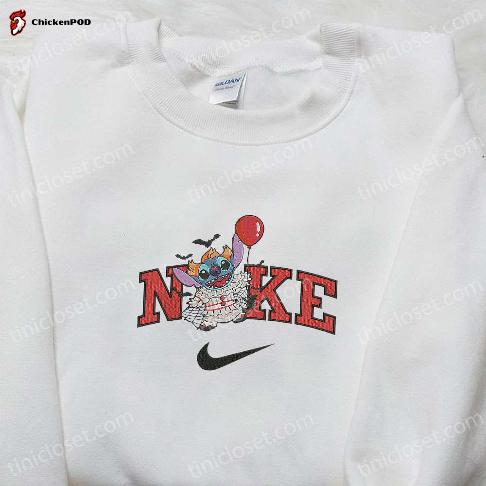 Nike x Clown Stitch Balloon Hoodie Disney Halloween Sweatshirt Nike Inspired T-shirt