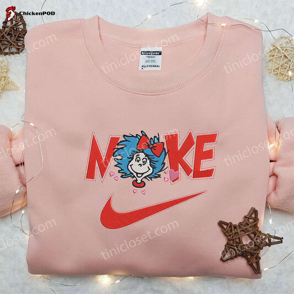 Custom Light Fury x Nike Embroidered Shirt – How to Train Your Dragon – Unique Nike Shirt