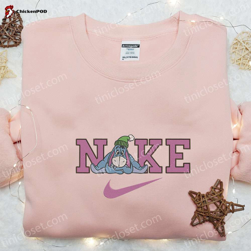 Nike x Eeyore Embroidered Sweatshirt Winnie The Pooh Disney Shirt – The Best Christmas Gift