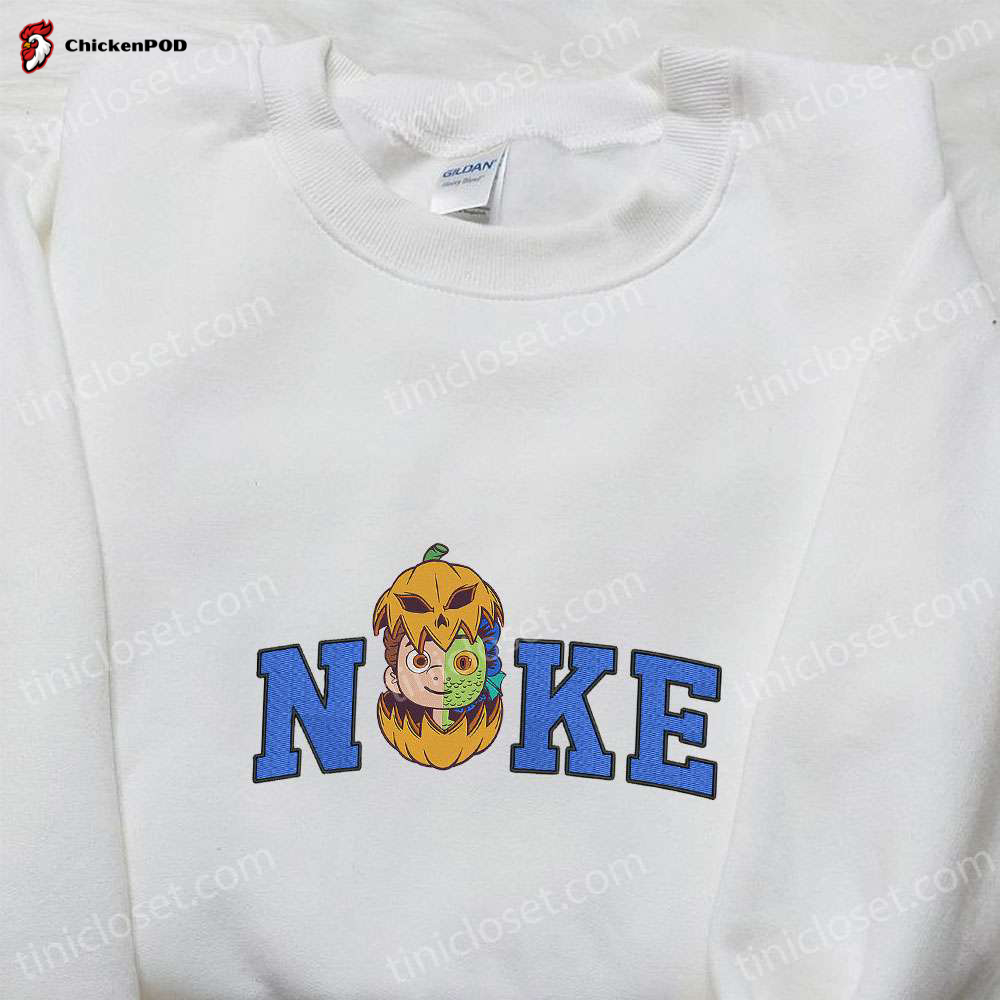 Nike x Jason Voorhees Super Like Killer Embroidered Hoodie – Horror Movie Sweatshirt & T-shirt