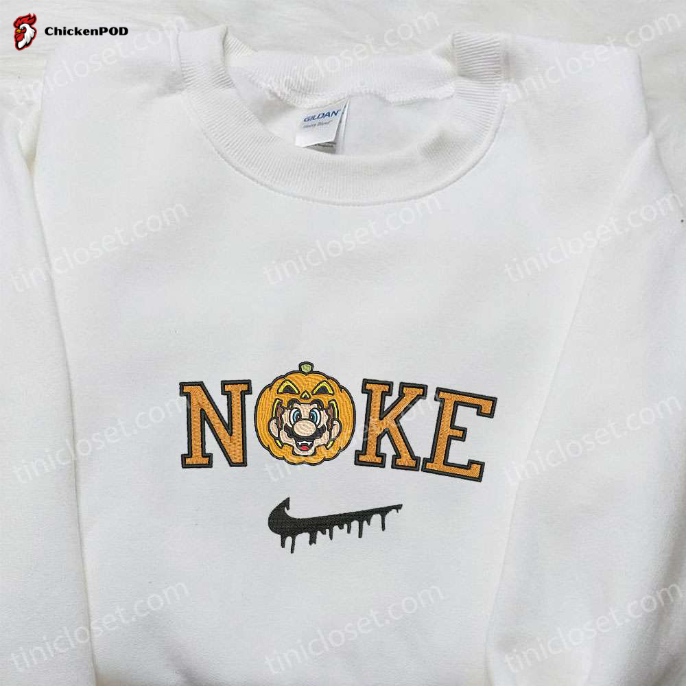 Nike x Jason Voorhees Embroidered Hoodie & Sweatshirt: Horror Movie Inspired T-shirt