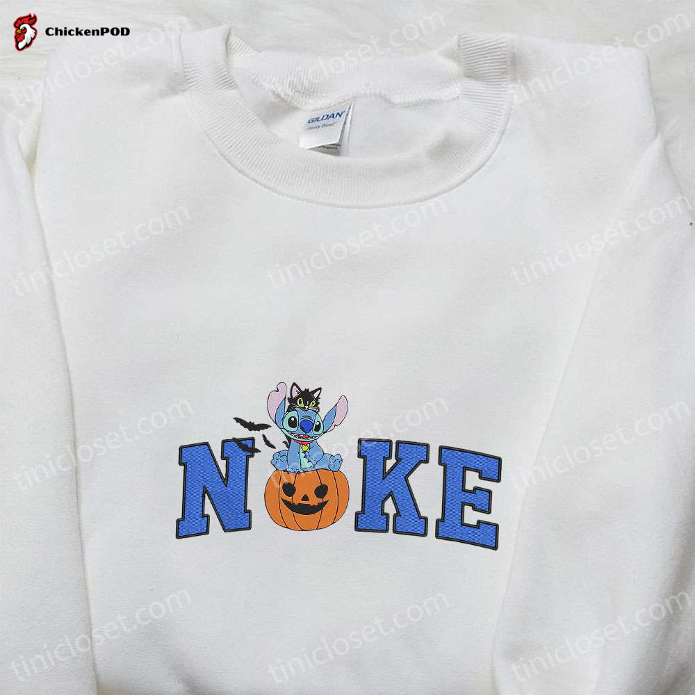 Spook-tacular Nike x Halloween Stitch Pumpkin & Disney Embroidered Shirts: Get Inspired with Nike-Inspired Halloween Apparel!