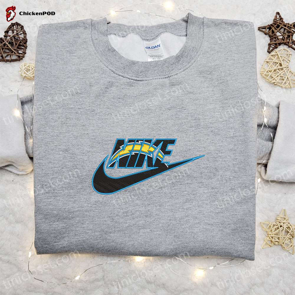 Nike x Los Angeles Chargers Logo Embroidered T-shirt – Sports Inspired Tee