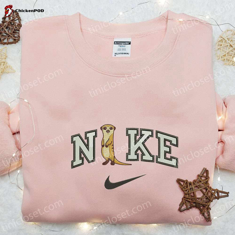 Nike x Meerkat Embroidered Sweatshirt: Best Animal Embroidered Shirt for Unforgettable Gift Ideas