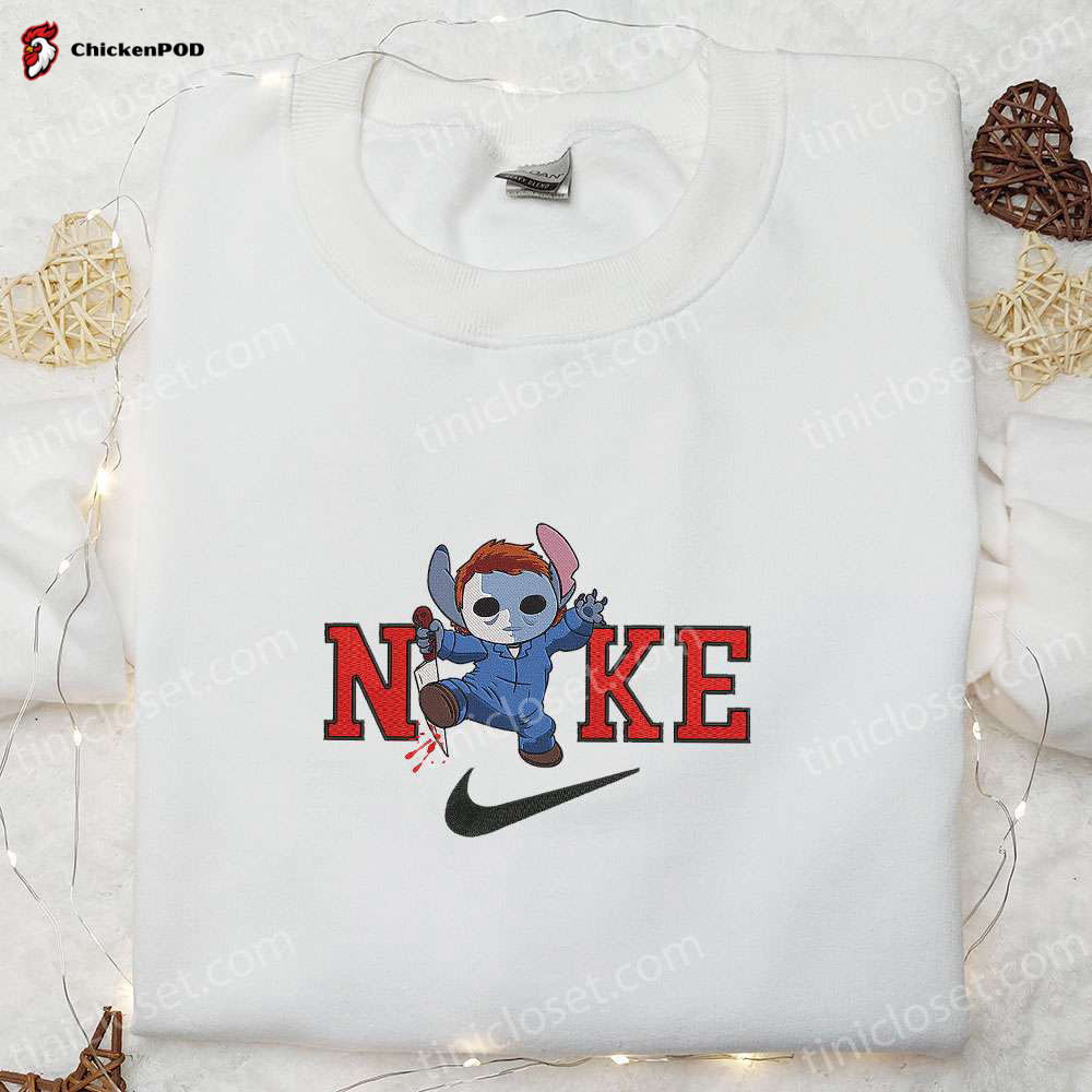 Nike x Stitch Oogie Boogie Disney Embroidered Shirt – Perfect Nike Inspired Gift for Family