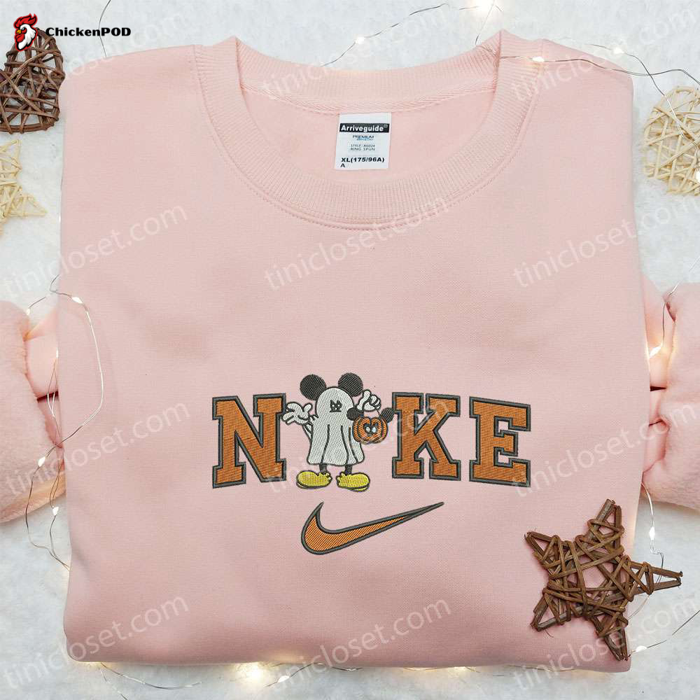 Nike x Mickey Mouse Mummy Embroidered Sweatshirt: Best Halloween Gift Ideas with Walt Disney Embroidered Shirt