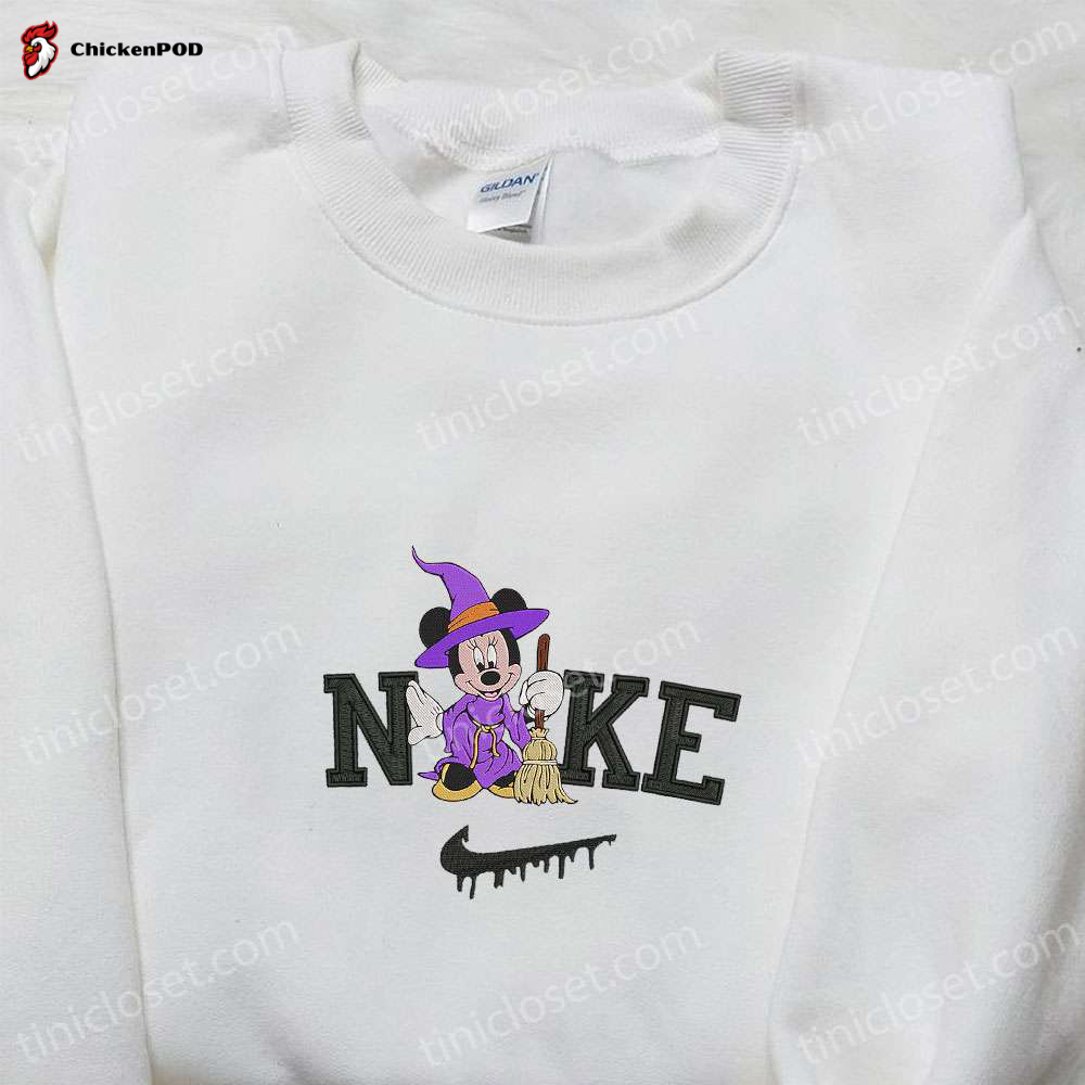 Nike x Mickey Mouse Witch Sweatshirt Disney Characters T-shirt Nike Inspired Hoodie