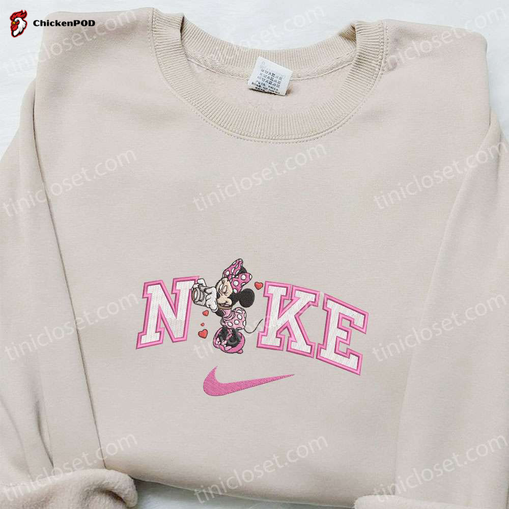 Nike x Stitch Shirt & Disney Characters Hoodie: Unique Valentine s Day Gift Ideas with Rose Embroidery