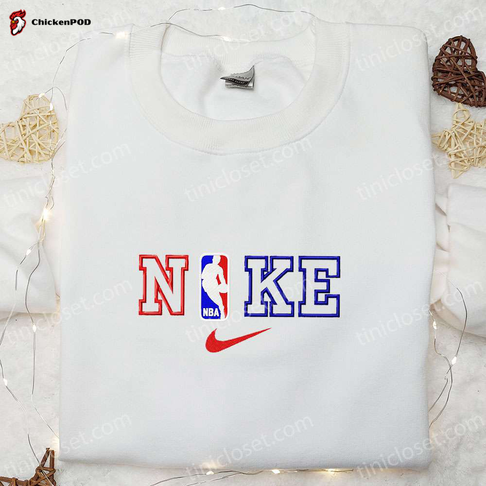 Santa Claus x Nike Embroidered Sweatshirt: Best Christmas Gift for Family with Nike-Inspired Design