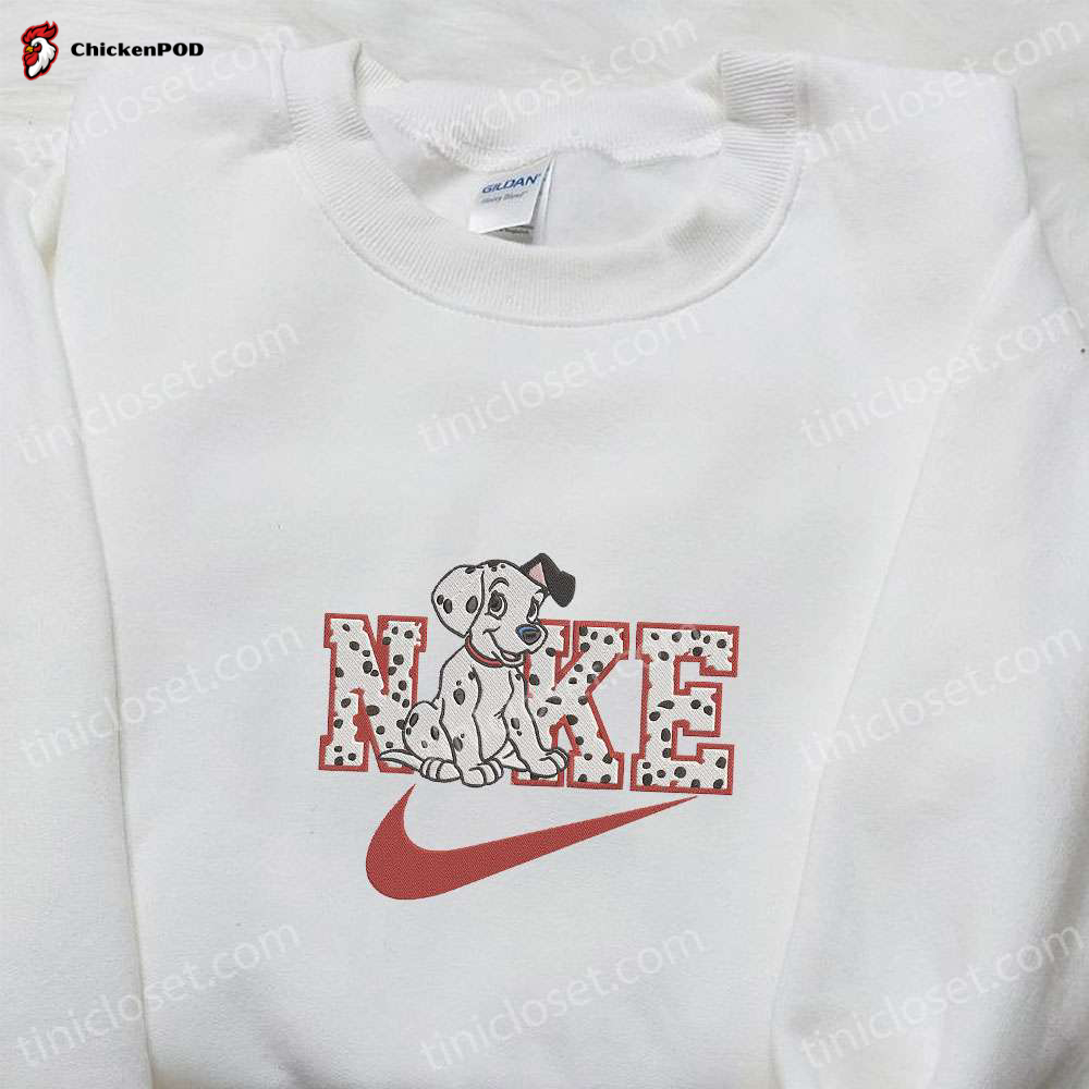 Nike x Patch Dog Embroidered Sweatshirt: 101 Dalmatians Disney Shirt – The Best Gift