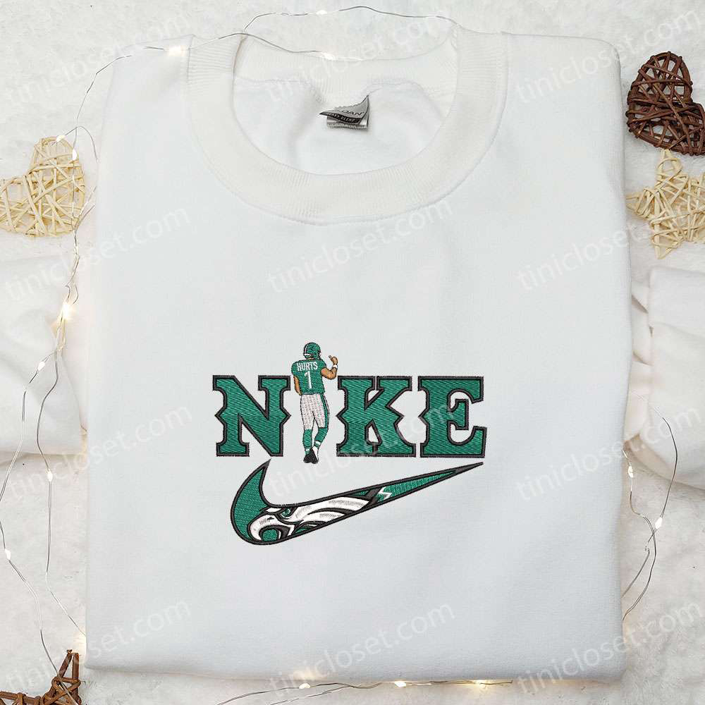 Nike x Philadelphia Eagles Hurts Embroidered Shirt – NFL Sports Nike Inspired Limited Edition