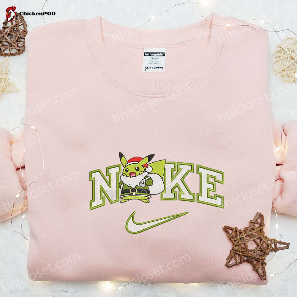 Nike x Kitty Couple Love Embroidered Shirt & Sweatshirt: Valentine Cartoon Apparel