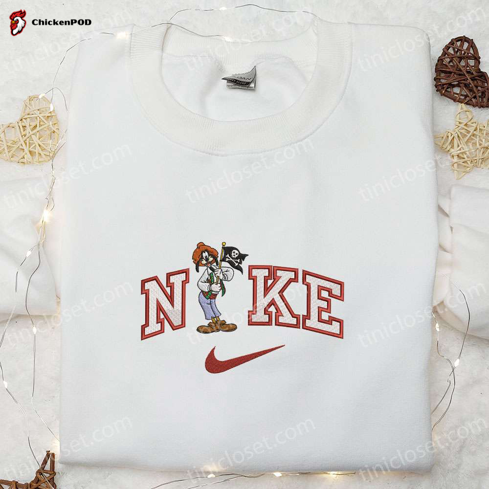 Nike x Pirate Cruise Daisy & Disney Characters Embroidered T-shirts: Trendy Nike-Inspired tees with intricate embroidery