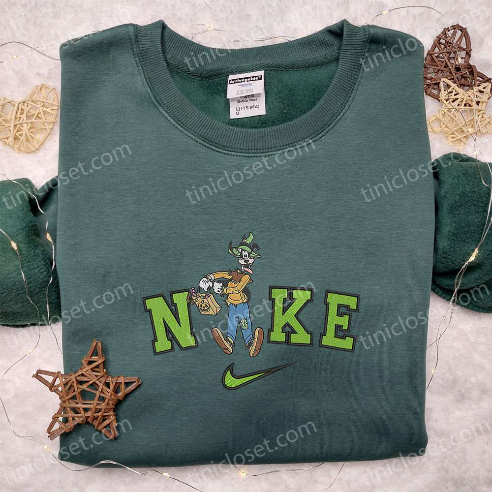 Nike x Pluto Dog Halloween Embroidered Shirt: Adorable & Nike Inspired Halloween Tee