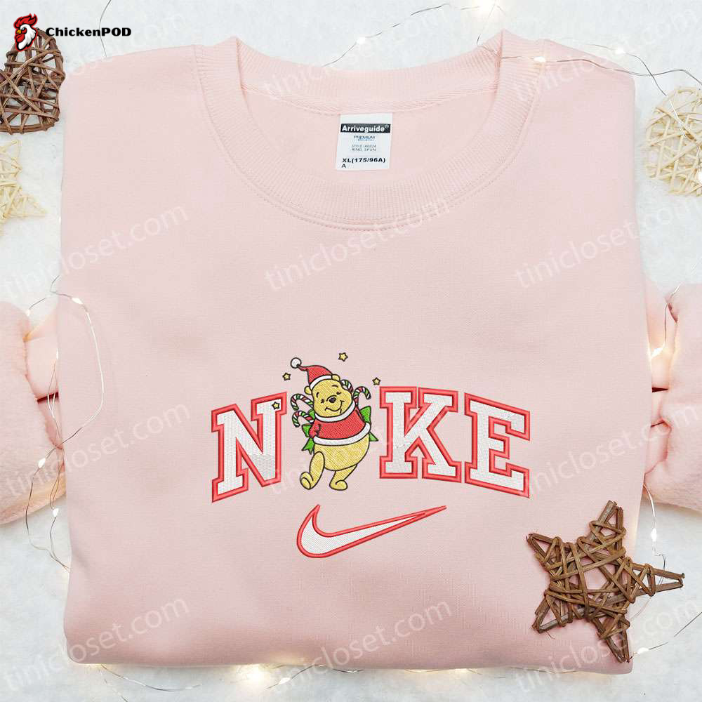 Nike x Pikachu Grinch Christmas Santa Embroidered T-shirt – Pokemon Anime Shirt