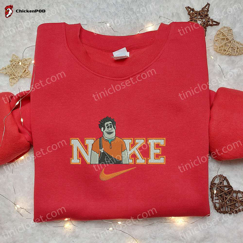 Exclusive Nike x Ralph Embroidered Sweatshirt: Wreck It Ralph Disney & Custom Designs Available