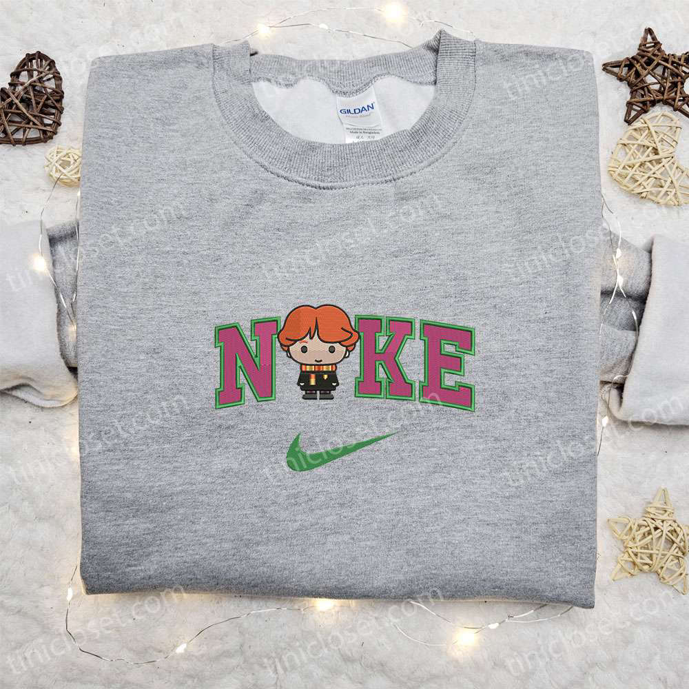 Nike x Ron Weasley & Harry Potter Movie Embroidered T-shirts and Sweatshirts – Get Inspired with Nike s Magical Collection!