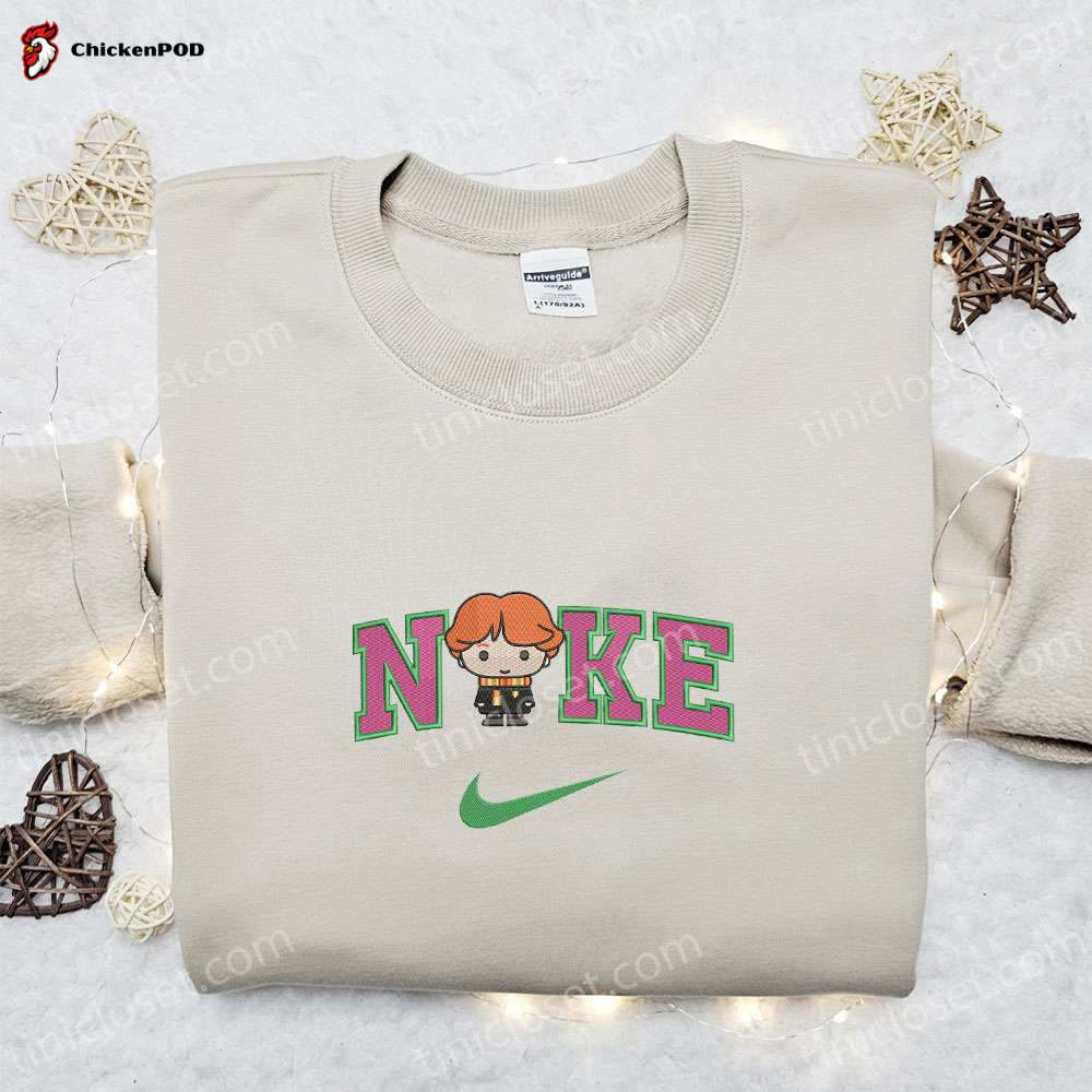 Nike x Ron Weasley & Harry Potter Movie Embroidered T-shirts and Sweatshirts – Get Inspired with Nike s Magical Collection!