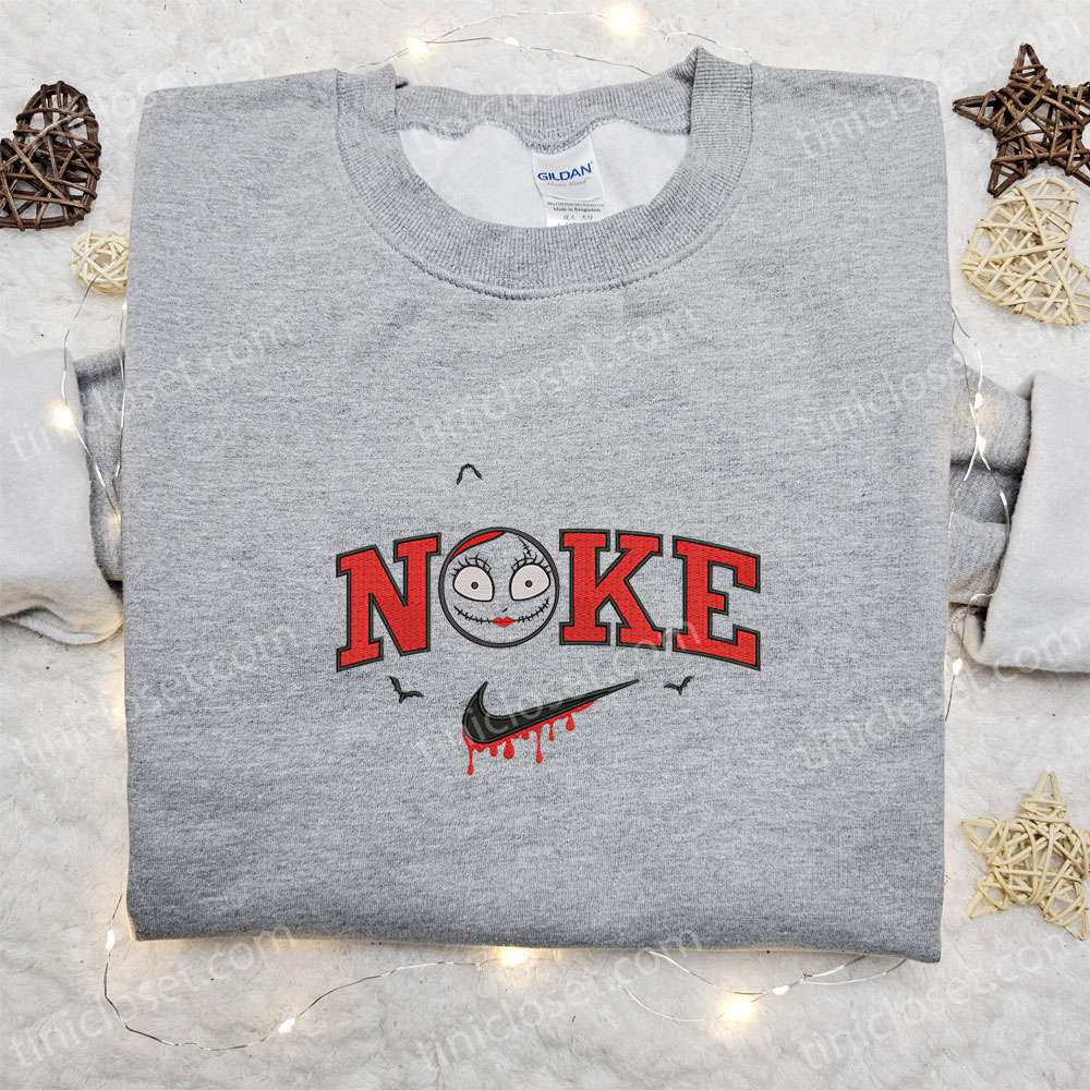 Nike x Sally Bats Hoodie Nightmare Before Christmas Embroidered Tee Nike Inspired Sweatshirt