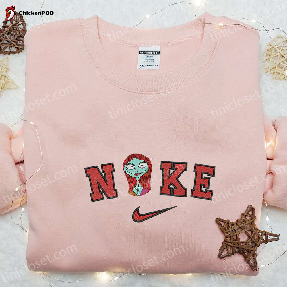 Nike x Sally Face & Nightmare Before Christmas Embroidered Shirts: Unique Nike-Inspired Designs