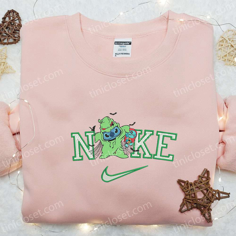 Nike x Sally Stitch Oogie Boogie Embroidered Shirt – Unique Nike Inspired Amazing Design