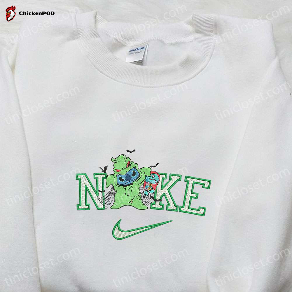 Stylish Nike x Stitch Aristocats Embroidered Shirt – Get Inspired by Nike with The Aristocats Design