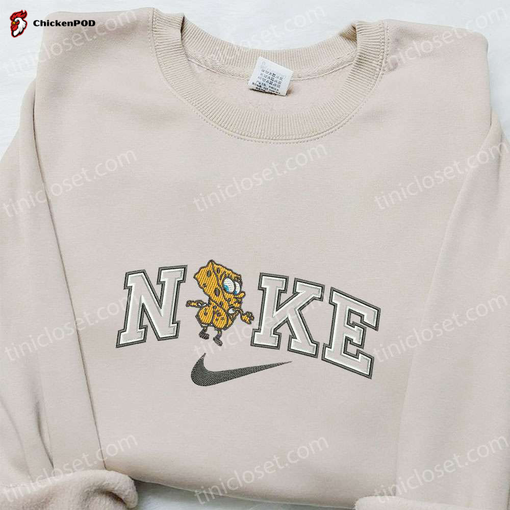 Nike x SpongeBob SquarePants & Disney Characters Embroidered Sweatshirt: Best Family Gift