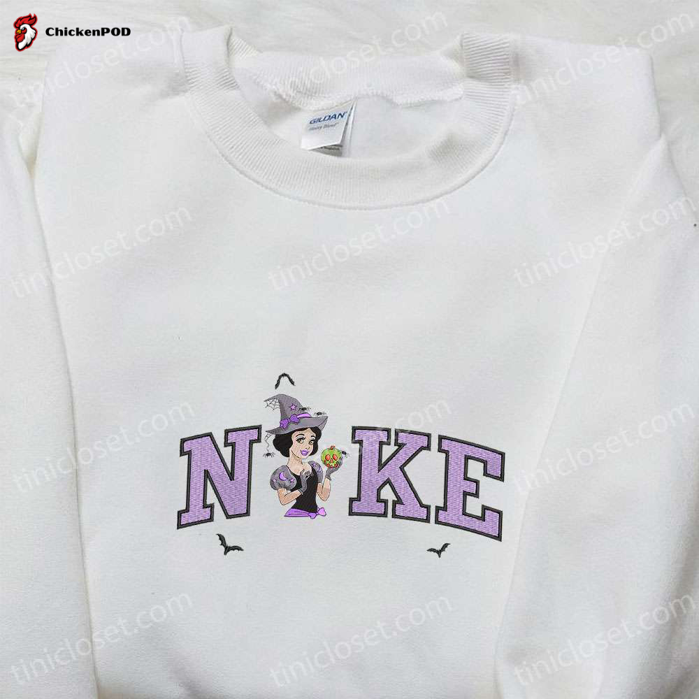 Nike x Spooky Princess Poison Apple Embroidered Shirt – Amazing Halloween Inspired Tee