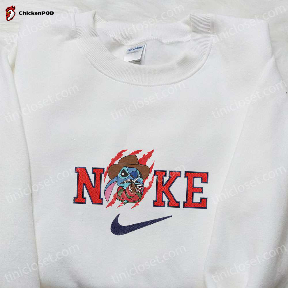 Spider-Man Movie x Swoosh Embroidered Sweatshirt Marvel Universe Hoodie & Custom Nike T-shirt