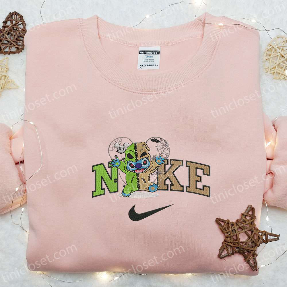 Nike x Stitch Oogie Boogie Disney Embroidered Shirt – Perfect Nike Inspired Gift for Family