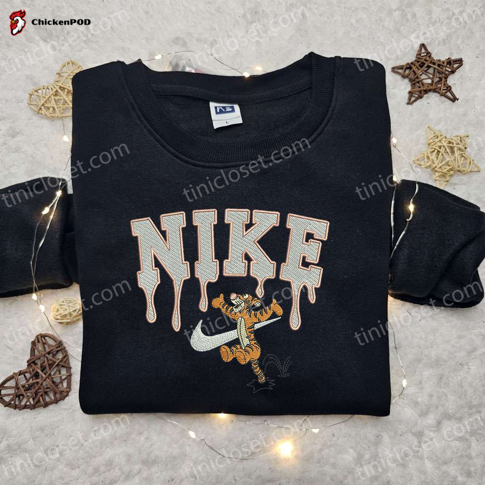 Wall-E x Nike Cartoon Embroidered Sweatshirt – Disney Characters Hoodie Best Birthday Gift Ideas