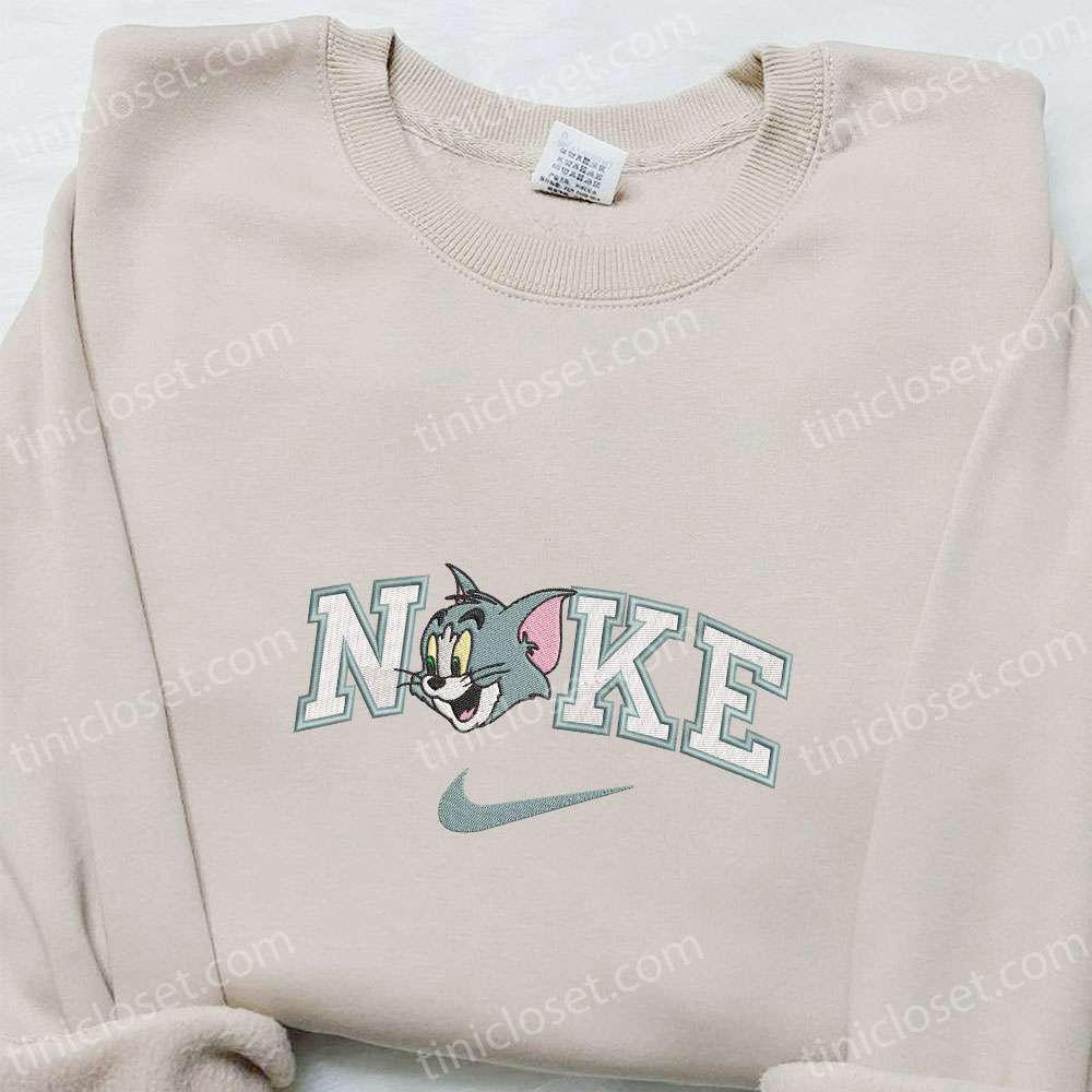 Nike x Tom Cat Embroidered Shirt & Cartoon Hoodie: Best Gift Ideas for Fans