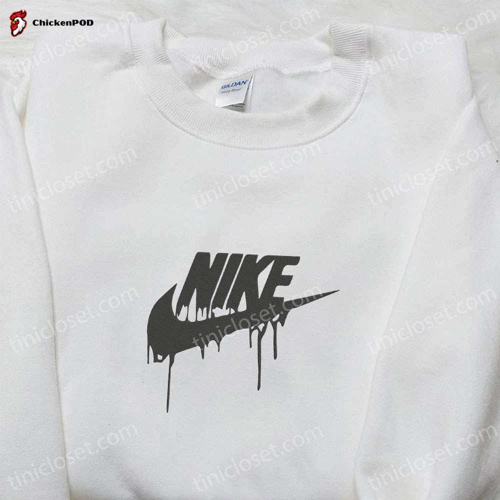 Nike x Vintage Melt Embroidered Sweatshirt: Best Nike Inspired Shirt Perfect Gift