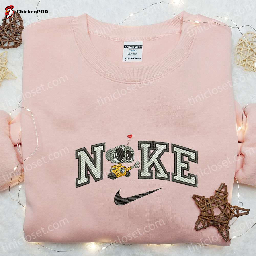 Nike x Wall-E Cartoon Embroidered Sweatshirt – Disney Characters Hoodie Best Birthday Gift Ideas