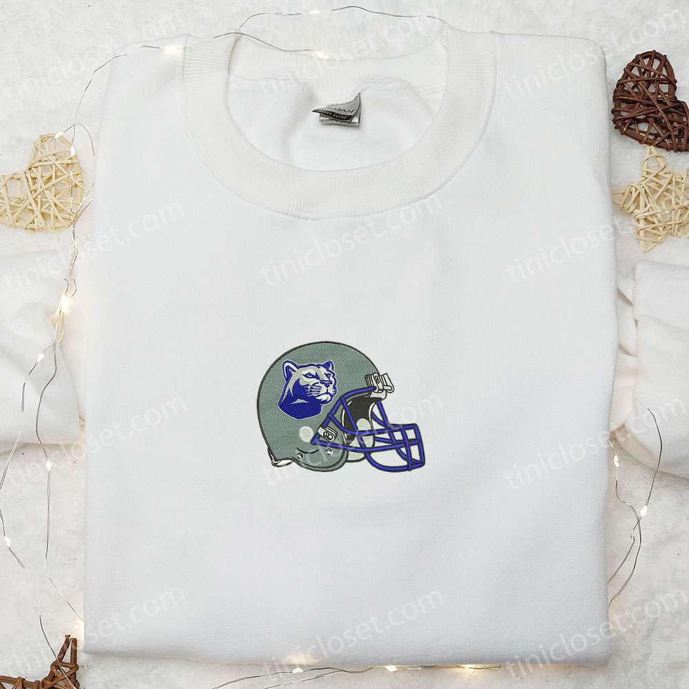 Nittany Lions Helmet Embroidered Shirt & NCAA Sports Hoodie: The Best Gift Idea for Fans!