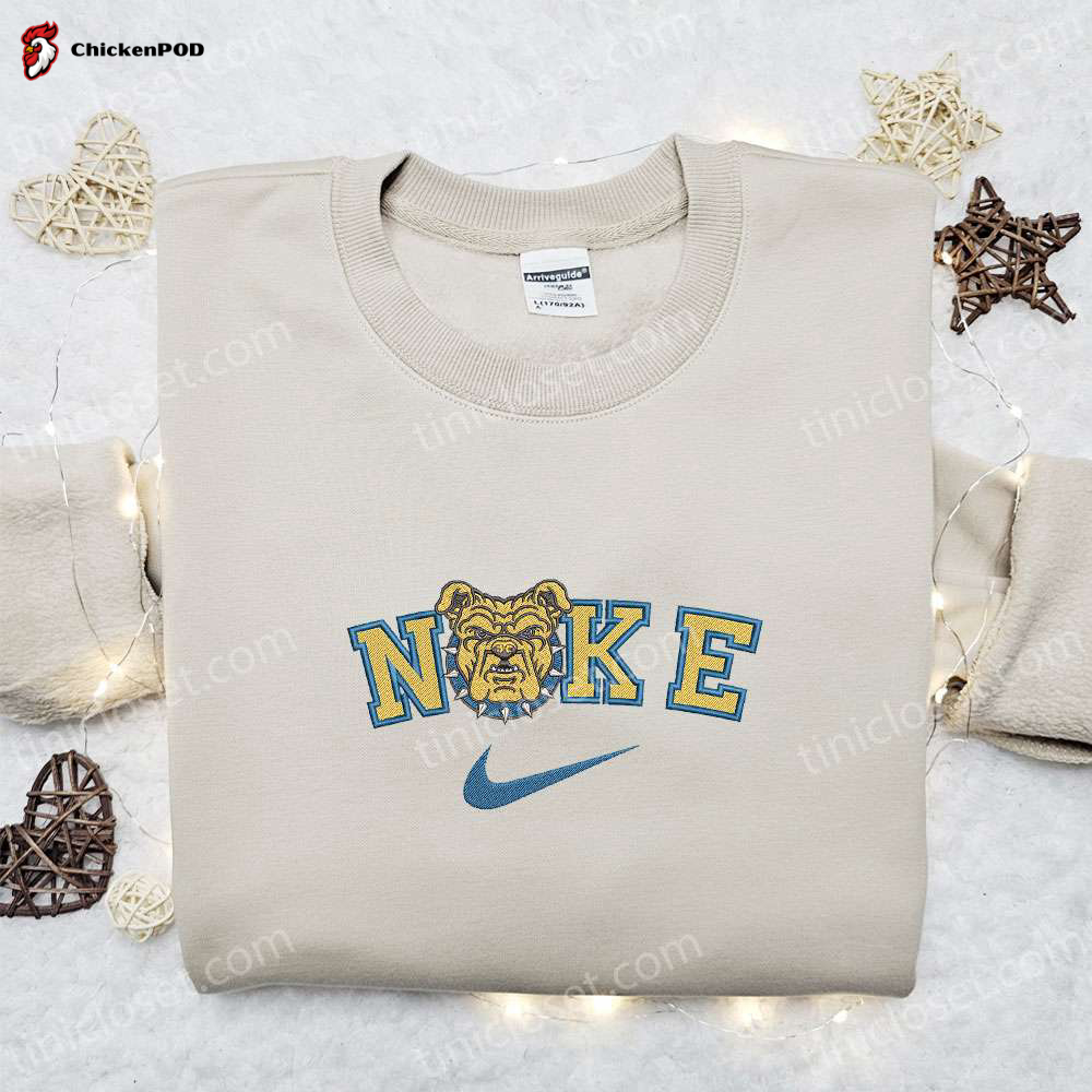 North Carolina A&T Aggies Embroidered Shirt & Hoodie: Nike NCAA Sports Best Gift Idea