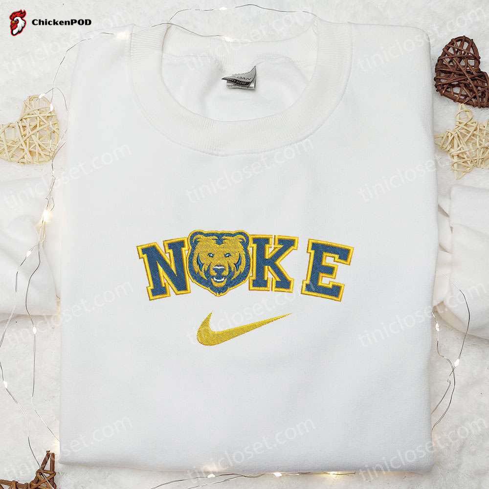 Shop Northern Colorado Bears x Nike Embroidered Shirt & Hoodie – Perfect NCAA Sports Gift Idea