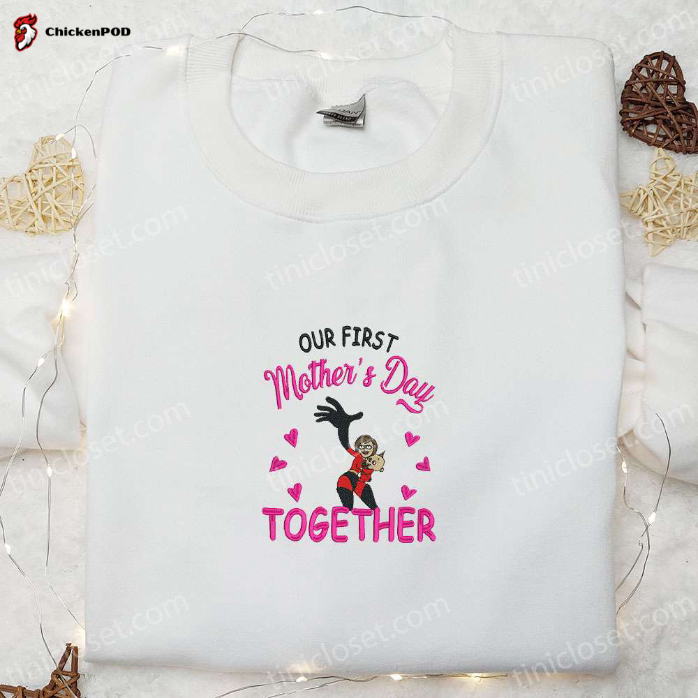 Stylish Mom Life Embroidered Shirt & Hoodie: Perfect Mother s Day Gift for Mom – Shop Now!