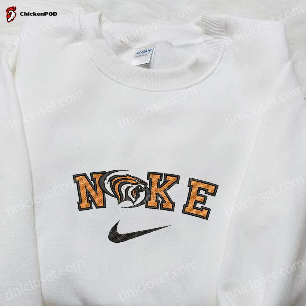 Pacific Tigers x Nike Embroidered Shirt and NCAA Sports Hoodie: The Ultimate Gift Idea for Sports Fans!