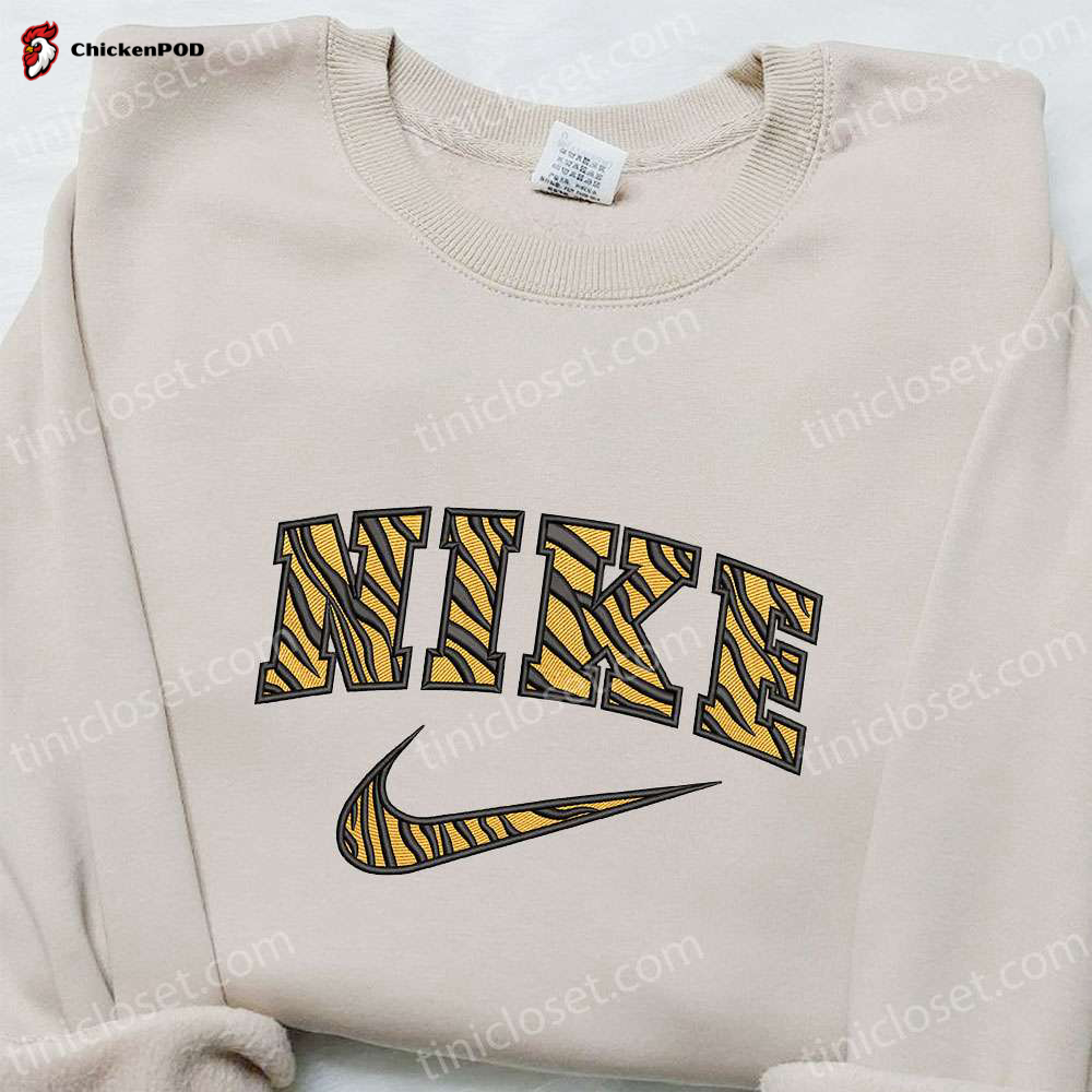 Pattern Tigger x Nike Embroidered Sweatshirt – Best Nike Inspired Hoodie for Birthday Gift